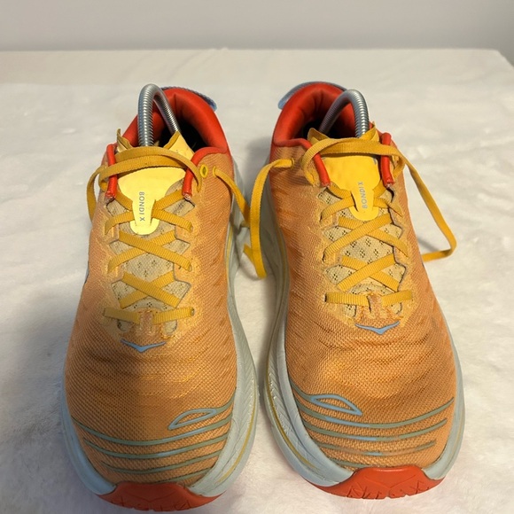 HOKA Bondi X Running Shoes Orange Red Men’s Size 11 Road Running main image 5